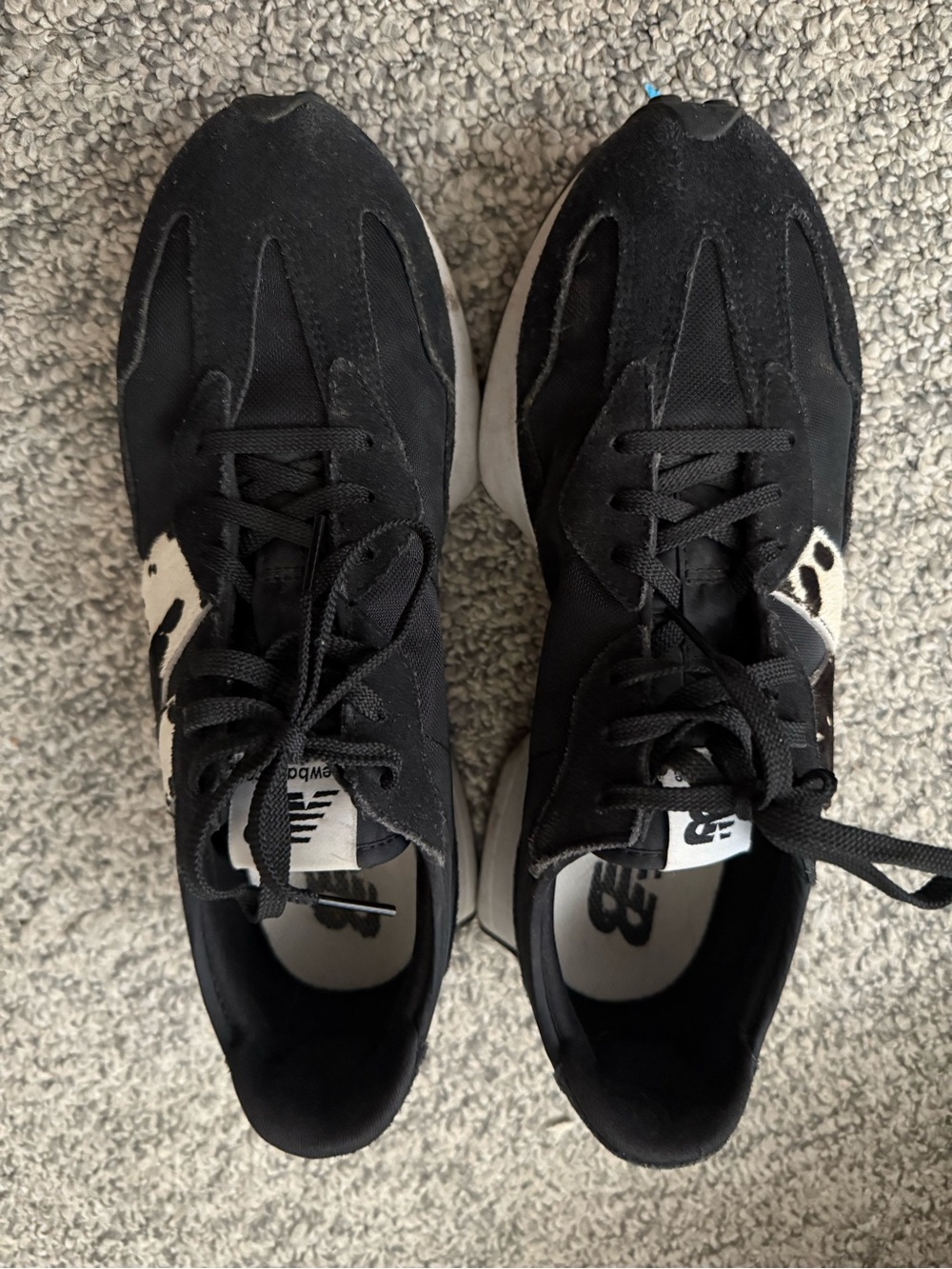 New Balance  327 cow print sneakers size 11